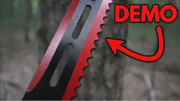 Snake Eye Tactical Ninja Sword Demo | Amazon Product Reviews!